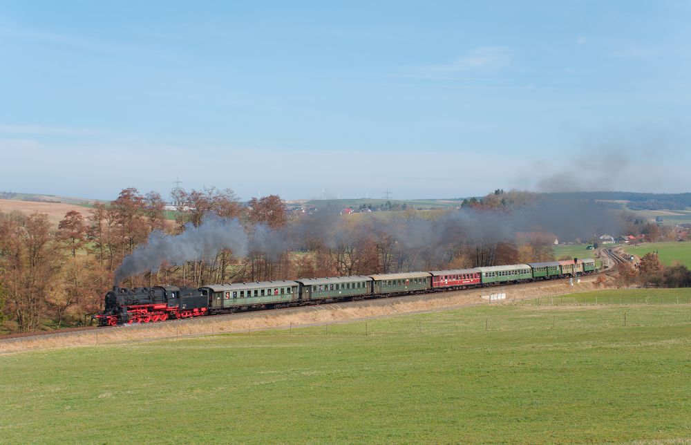 Mit Dampf über die Vogelsbergbahn