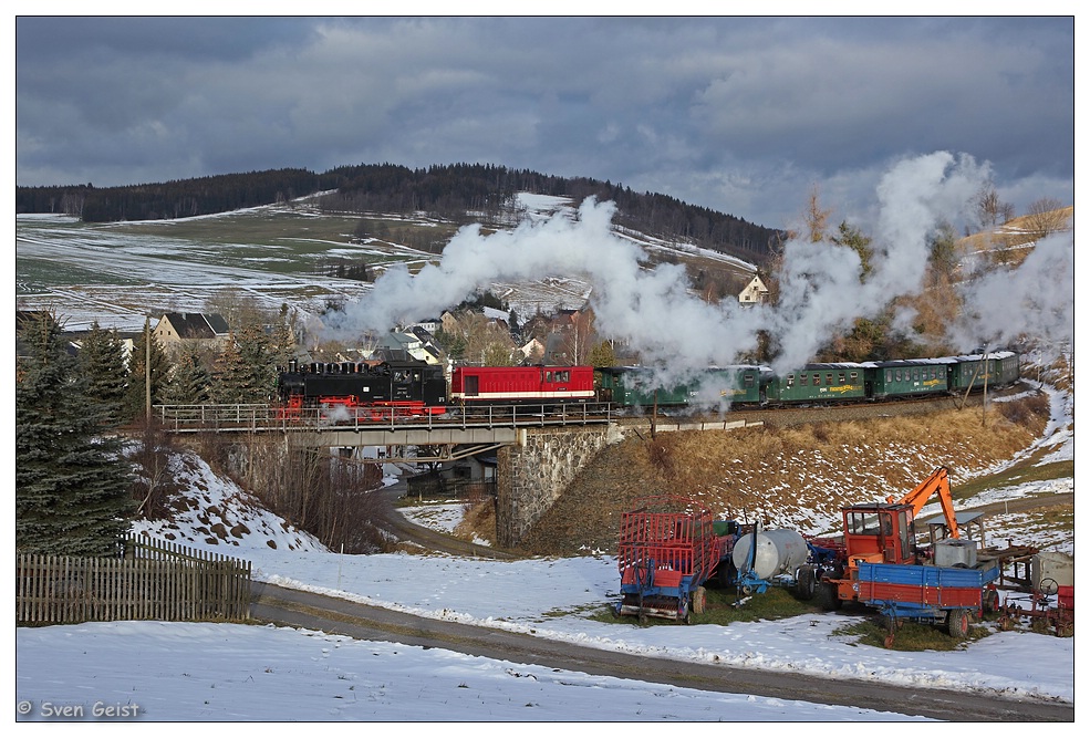 Mit Dampf und Diesel bei Neudorf