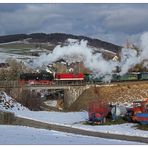 Mit Dampf und Diesel bei Neudorf