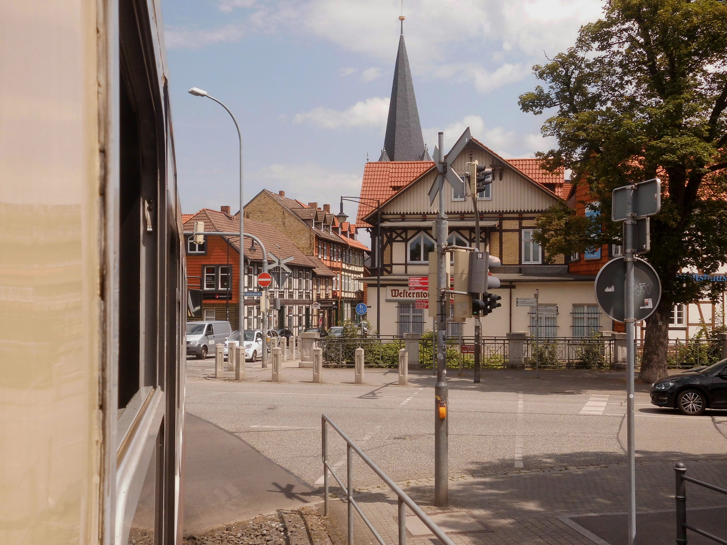 Mit Dampfzug und Triebwagen nach Wernigerode 7.