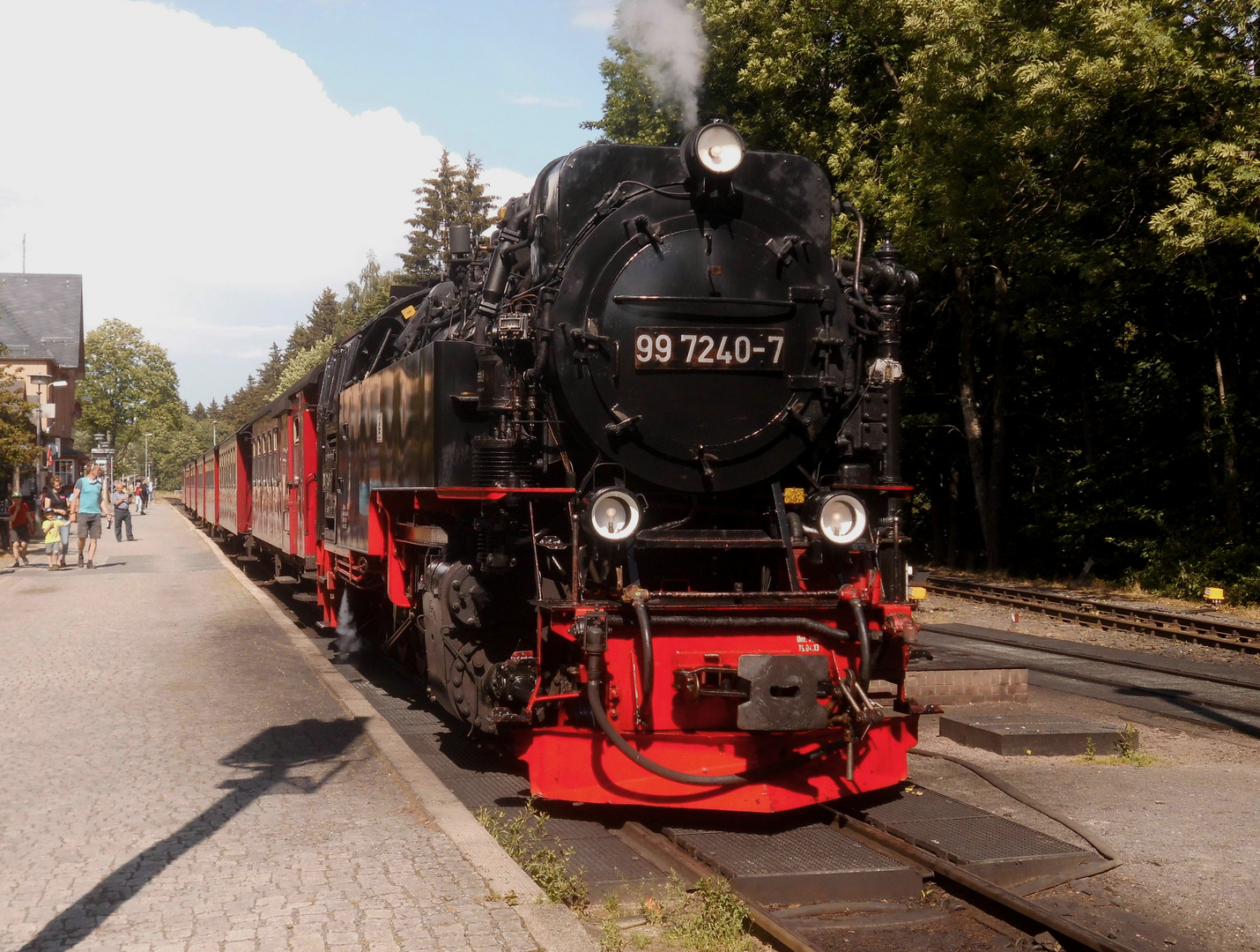 Mit Dampfzug und Triebwagen nach Wernigerode 8.