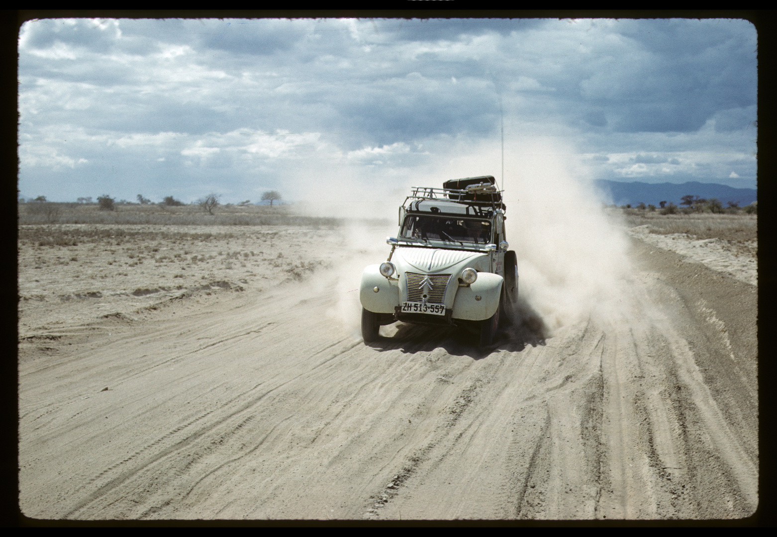 Mit dem 2CV durch den Amboseli National Park - 1961