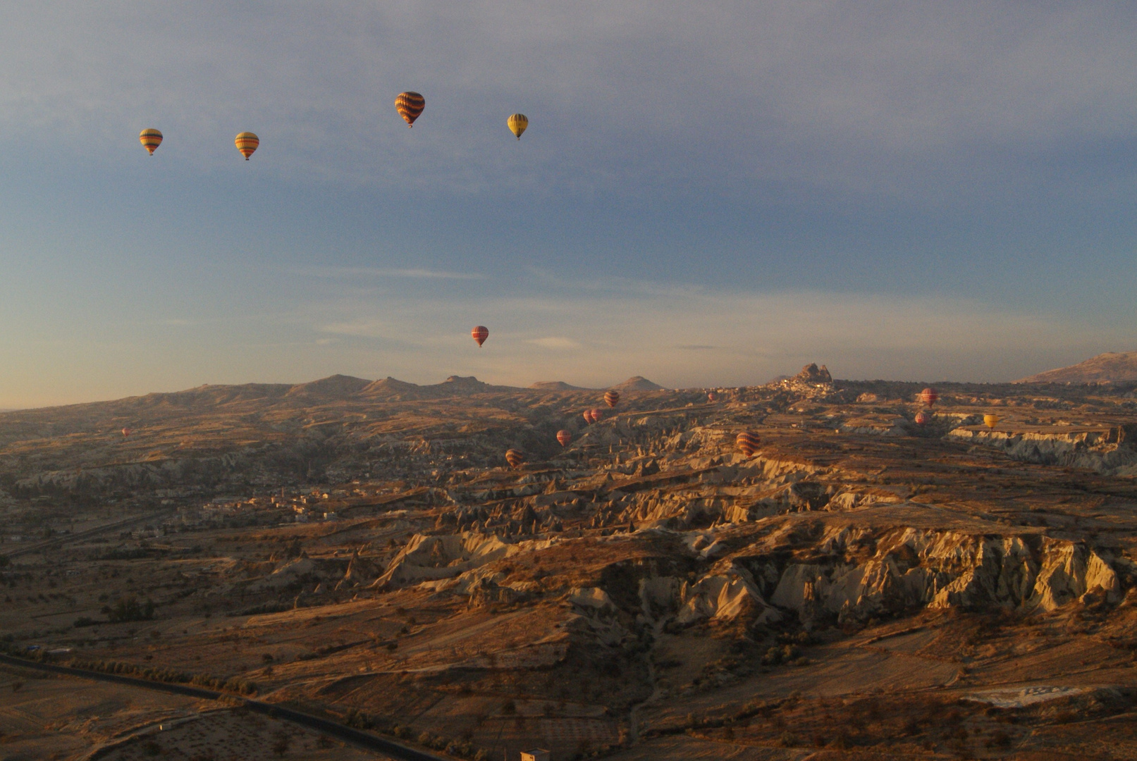 mit dem Ballon nach Uchisar