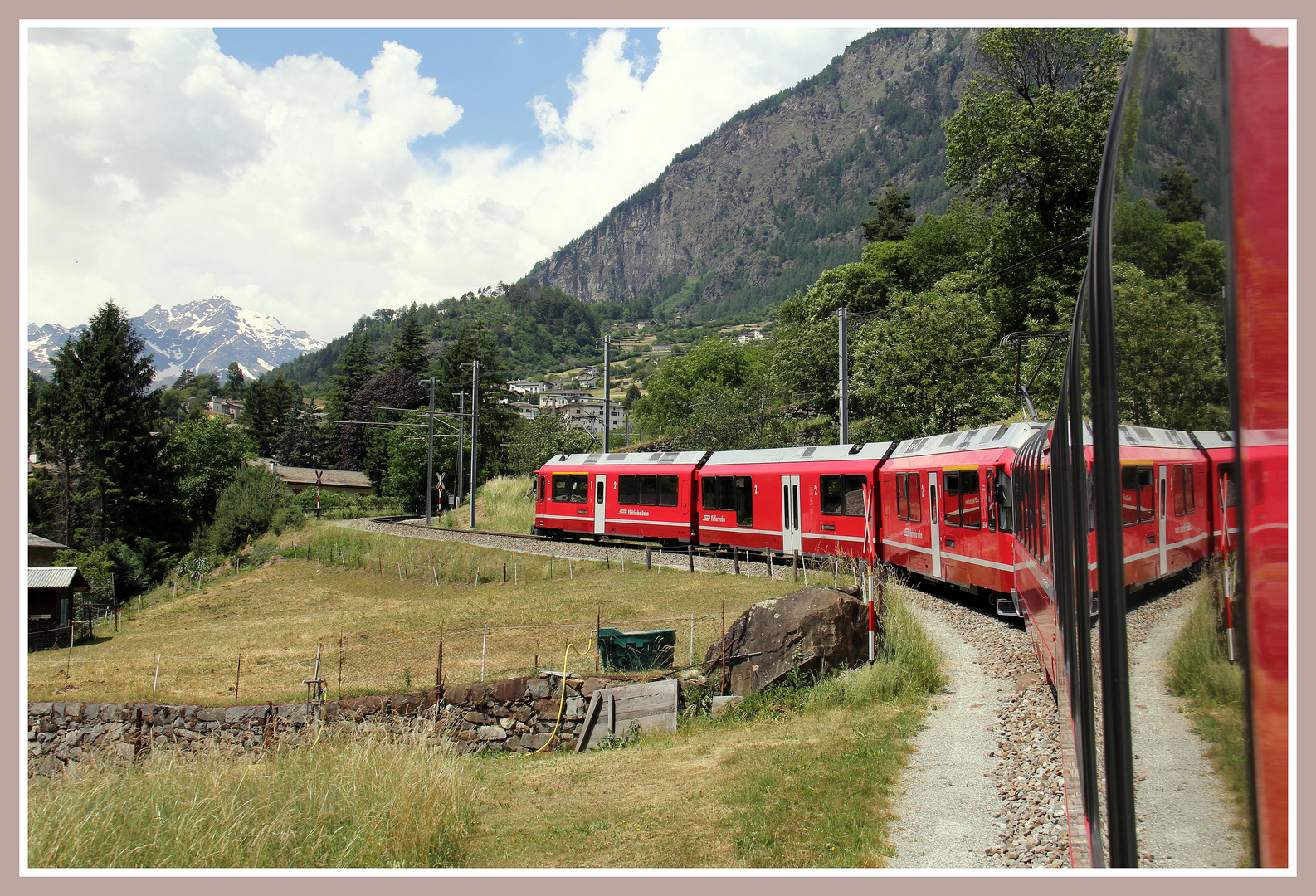 Mit dem Bernina Express