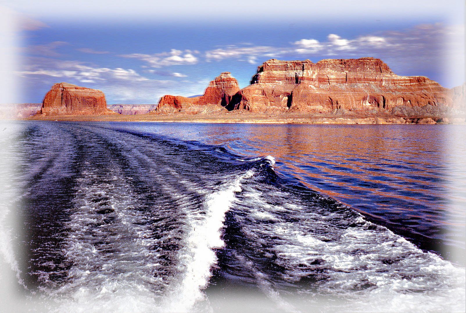 MIT DEM BOOT AUF DEM LAKE POWELL...