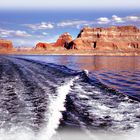 MIT DEM BOOT AUF DEM LAKE POWELL...