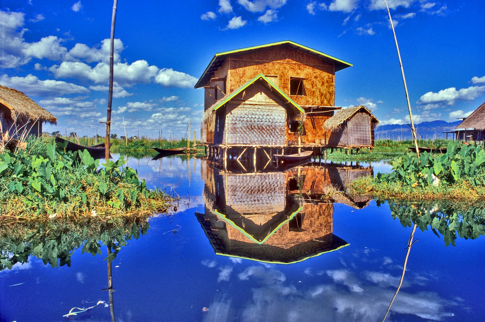 Mit dem Boot unterwegs auf dem Inle-See - Myanmar