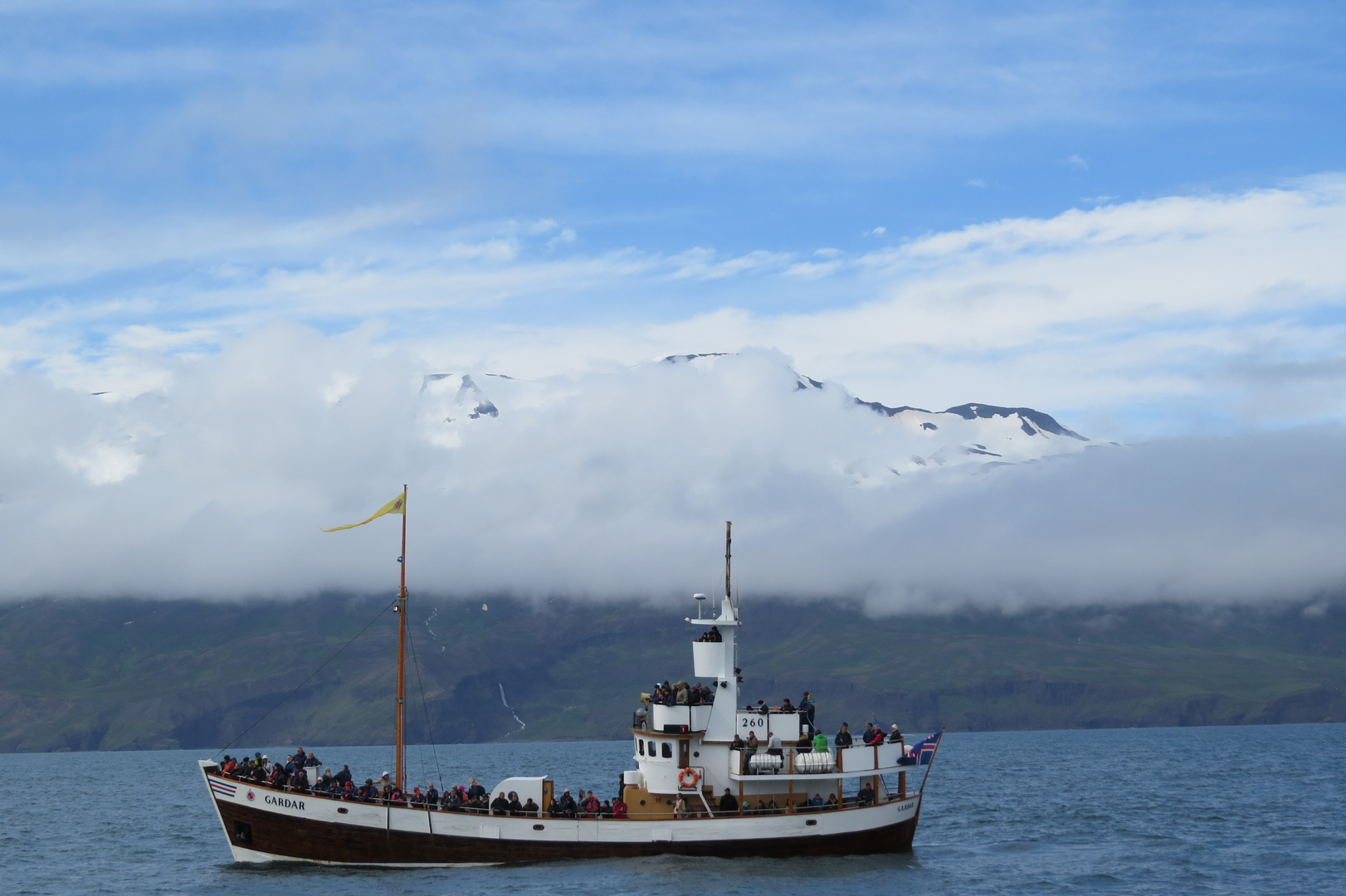 Mit dem Boot vor Husavik