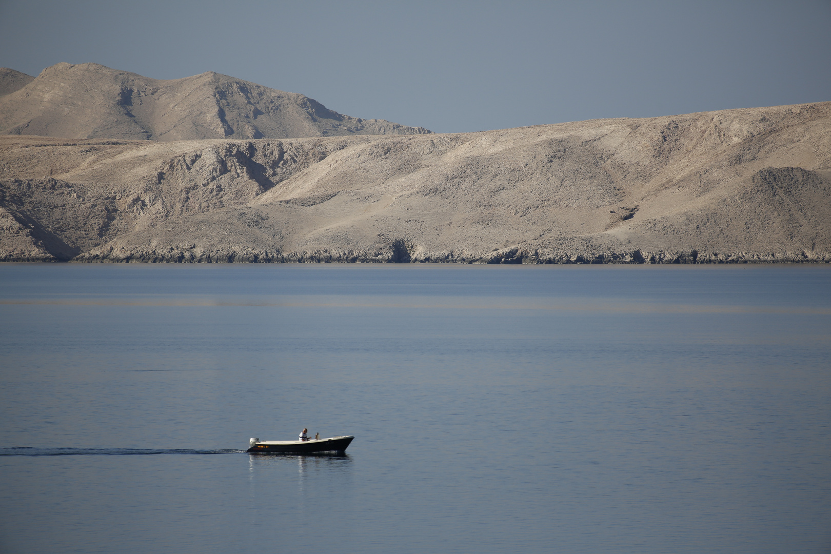 Mit dem Boot zur Insel Pag