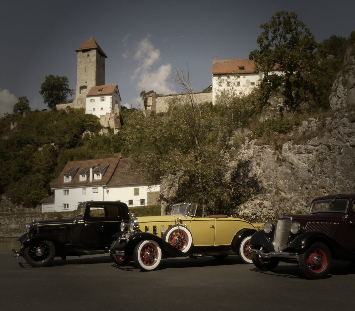 Mit dem Cabrio nach Rechtenstein an der Donau