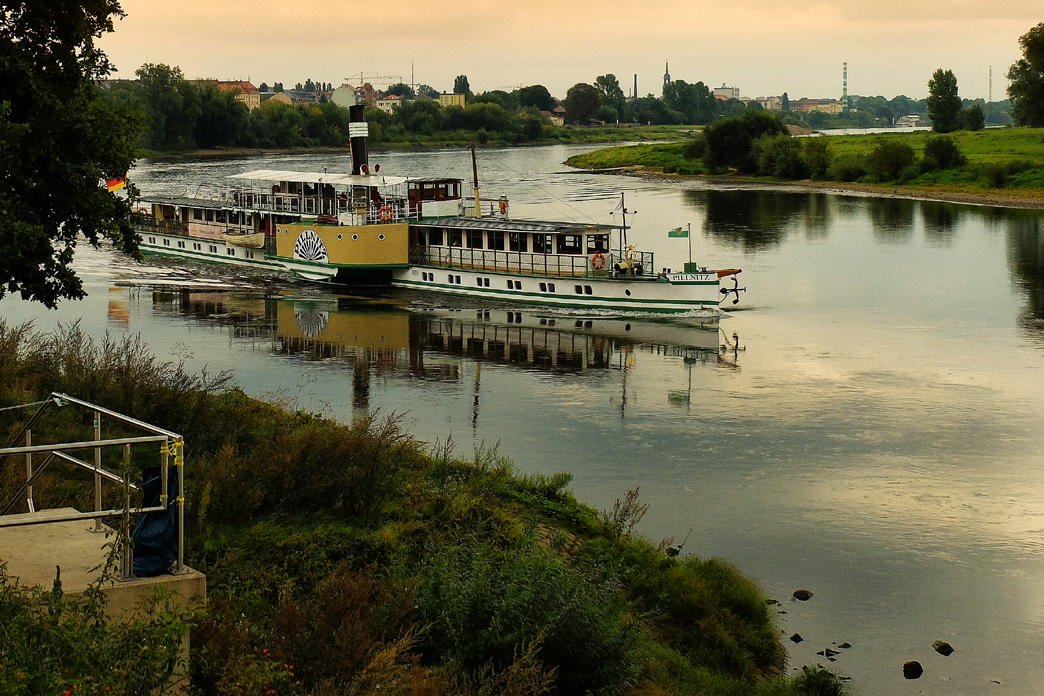 Mit dem Dampfer nach Pillnitz