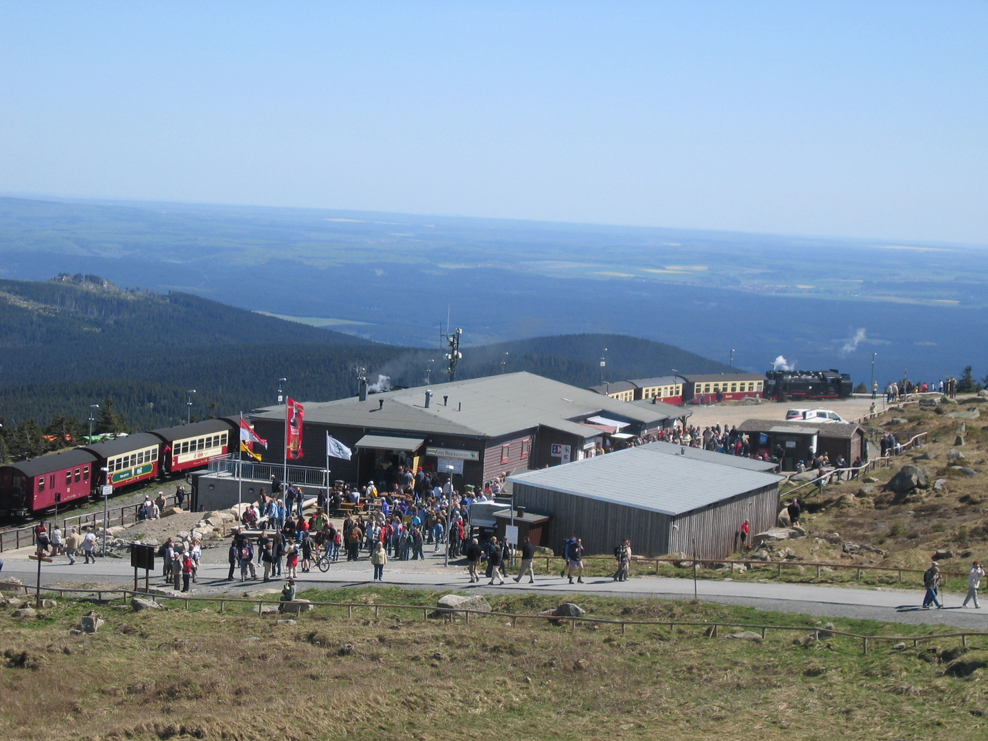 Mit dem Dampfzug in Richtung Himmel!!