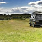 ... mit dem Dehler 2+2 auf Rügen 2013 - auf Gras geparkt