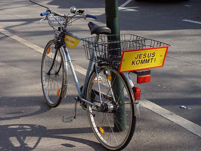 mit dem Fahrrad?