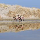 Mit dem Fahrrad am Meer