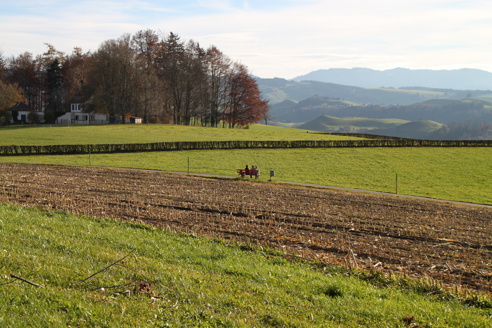 mit dem Fahrrad über die "Hirzelhöchi"