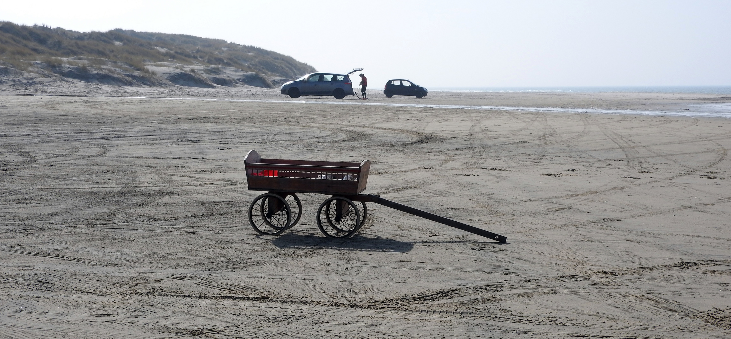 Mit dem Fahrzeug an den Strand