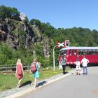 mit dem "Ferkeltaxi" unterwegs