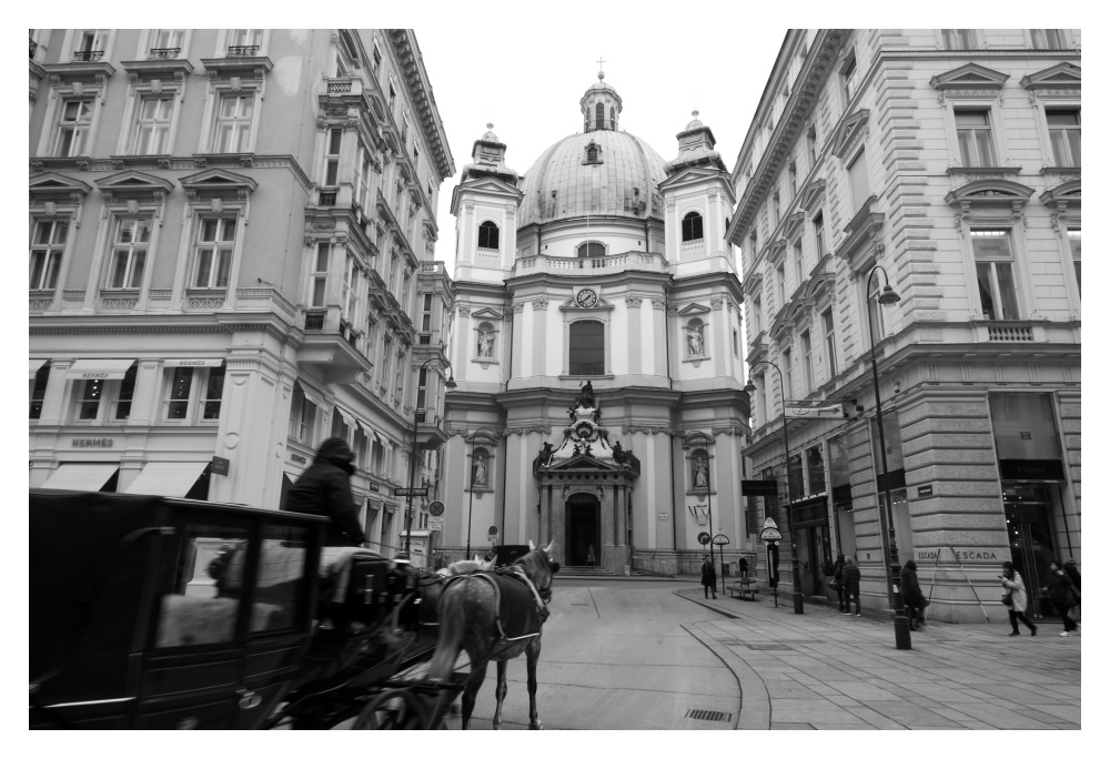 Mit dem Fiaker zur Peterskirche