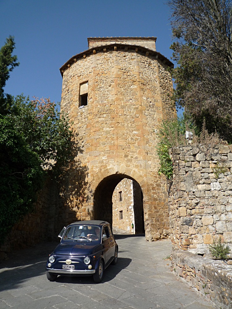 Mit dem Fiat500 in der Toskana