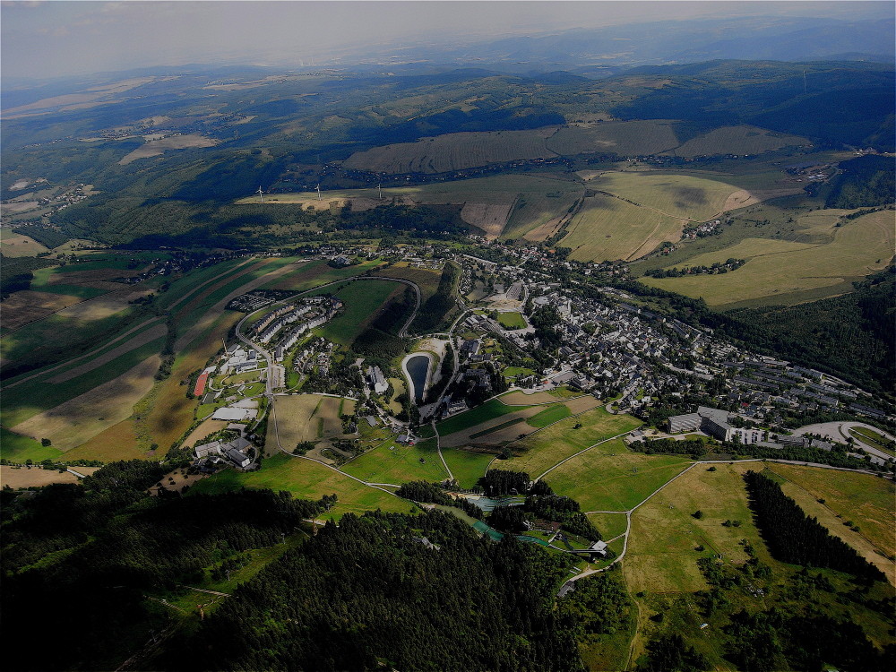 Mit dem Gleitschirm über Oberwiesenthal