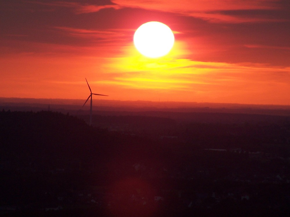 Mit dem Heissluftballon dem Sonnenuntergang entgegen