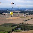 mit dem Heissluftballon durch den Windpark