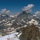  ... mit dem Helikopter von Air Zermatt am Matterhorn (4)