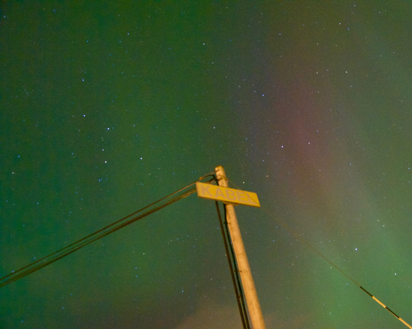 Mit dem Himmel verkabelt