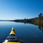 mit dem Kajak auf dem Waginger See 