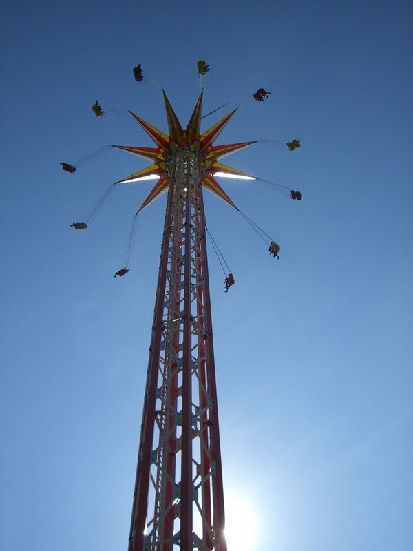 Mit dem Kettenkarussell in den Himmel