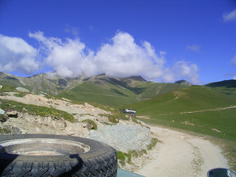 Mit dem Landy in der Ferne