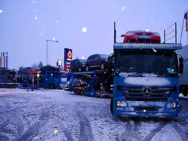 Mit dem LKW nach Lappland Finnland