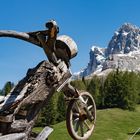 Mit dem Moped in den Dolomiten ....