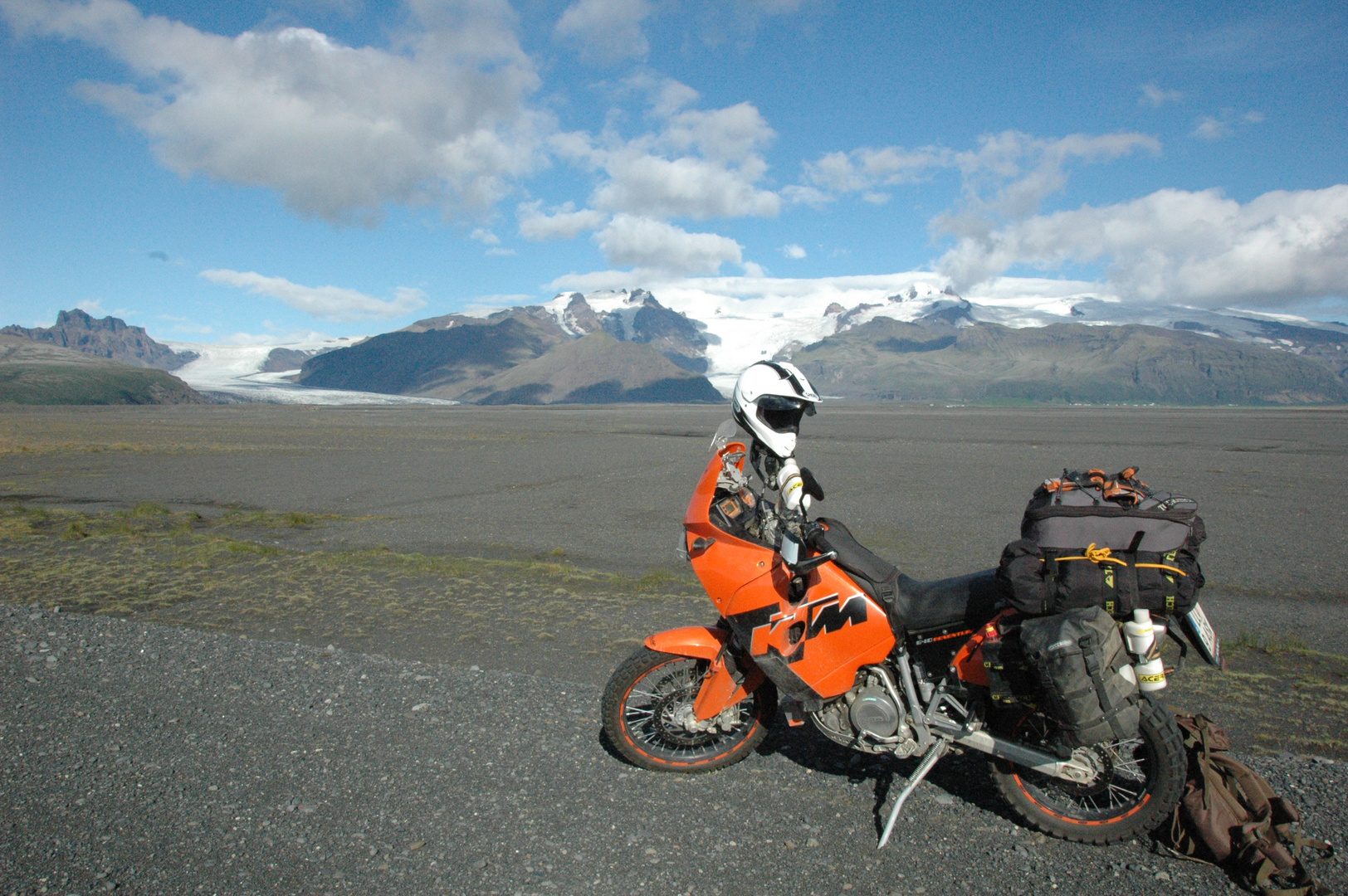 Mit dem Motorrad durch Island