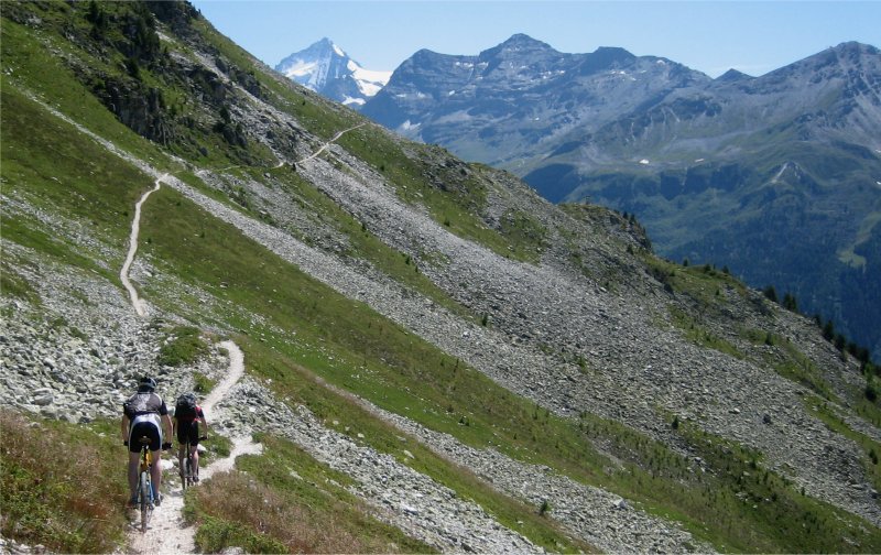 Mit dem MTB im Wallis