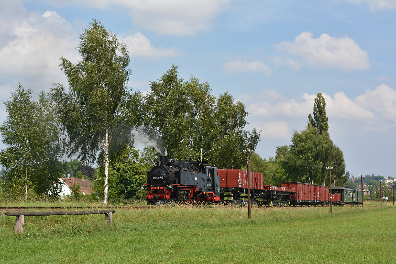 Mit dem Ng 802 zwischen Zittau-Vorstadt und Bertsdorf