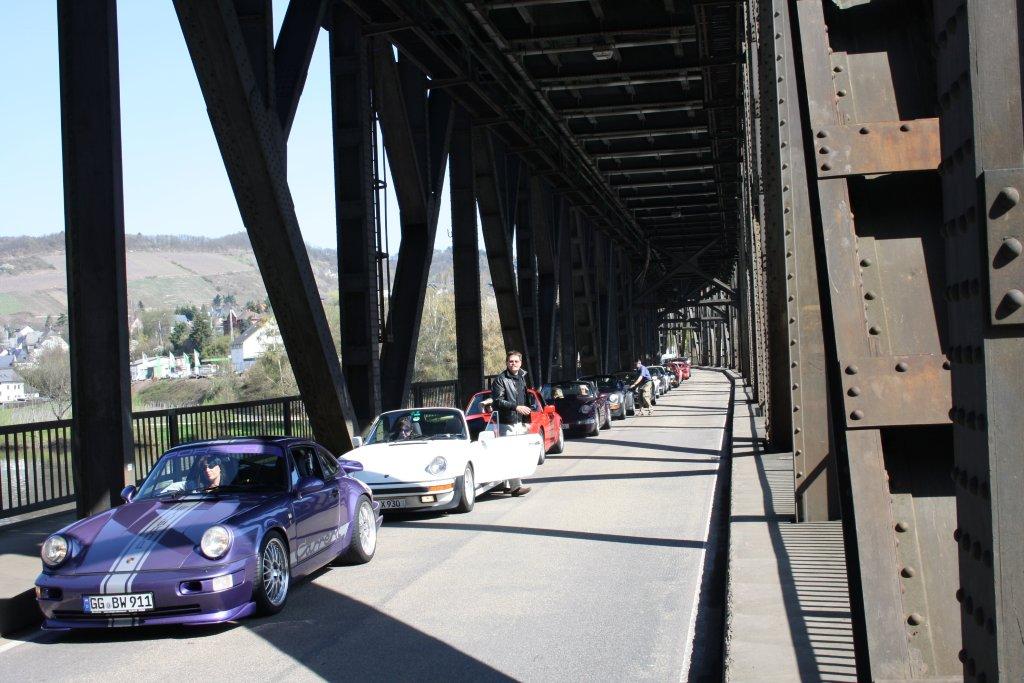 mit dem Porsche am der Mosel