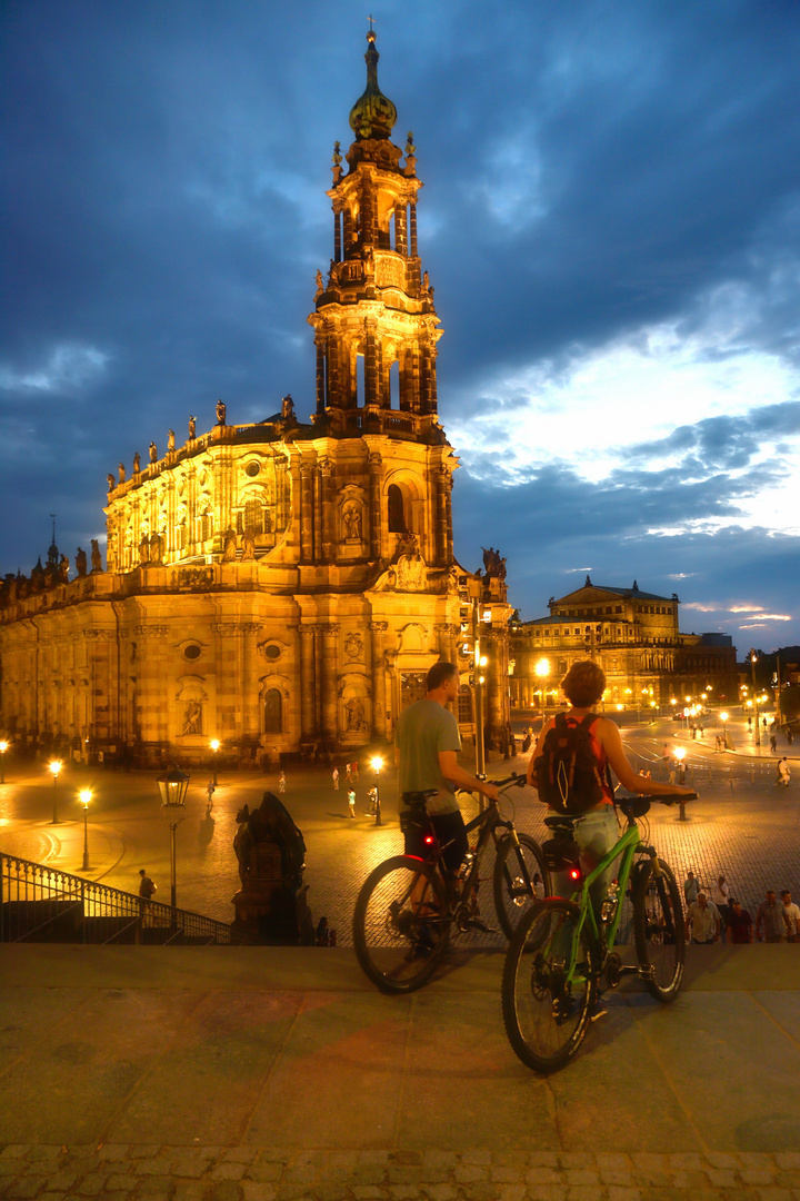 Mit dem Rad in Dresden