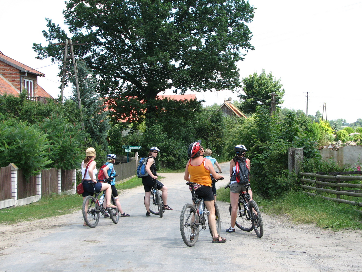 mit dem Rad unterwegs in Masuren