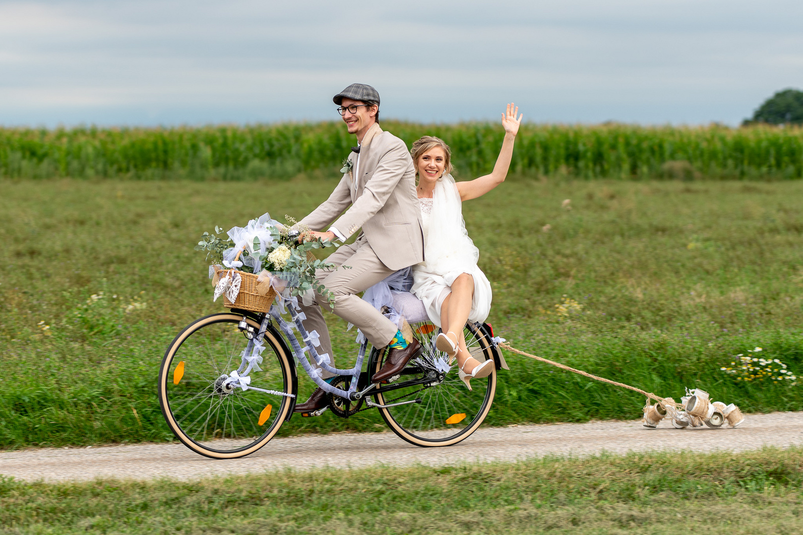 Mit dem Rad zur Hochzeit