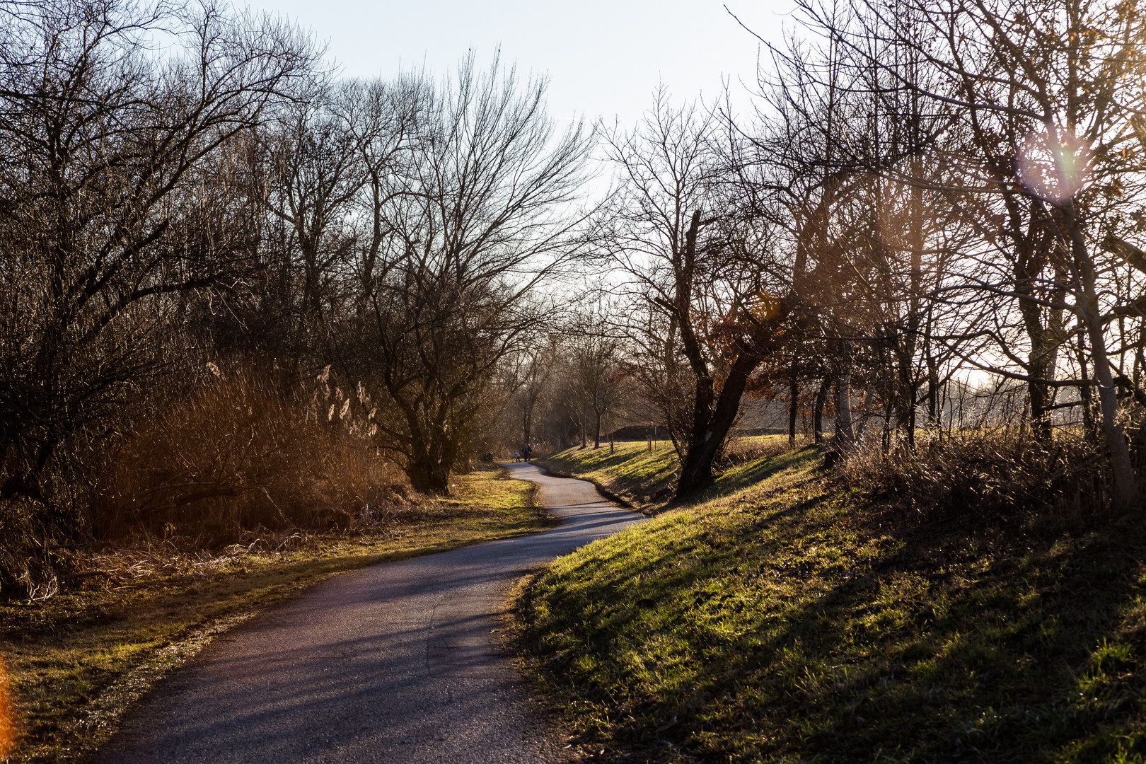 mit dem Radweg...