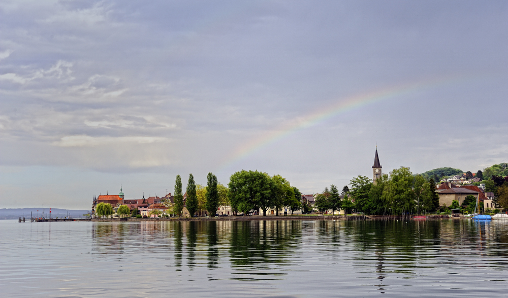 Mit dem Regen kam der Bogen