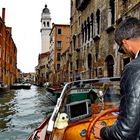 Mit dem Riva Wassertaxi durch Venedig