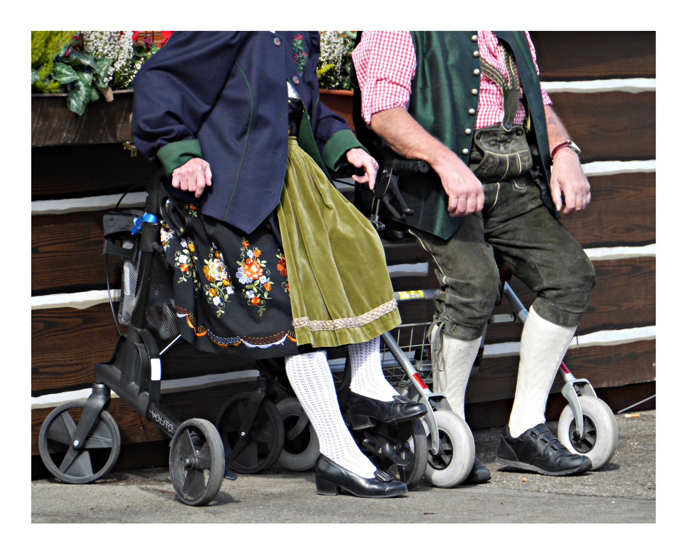 Mit dem Rollator auf's Oktoberfest