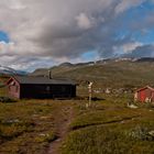 mit dem Rucksack unterwegs im Narvikfjell - Cunojavri Hütte