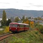 Mit dem Schienenbus auf der Steilstrecke