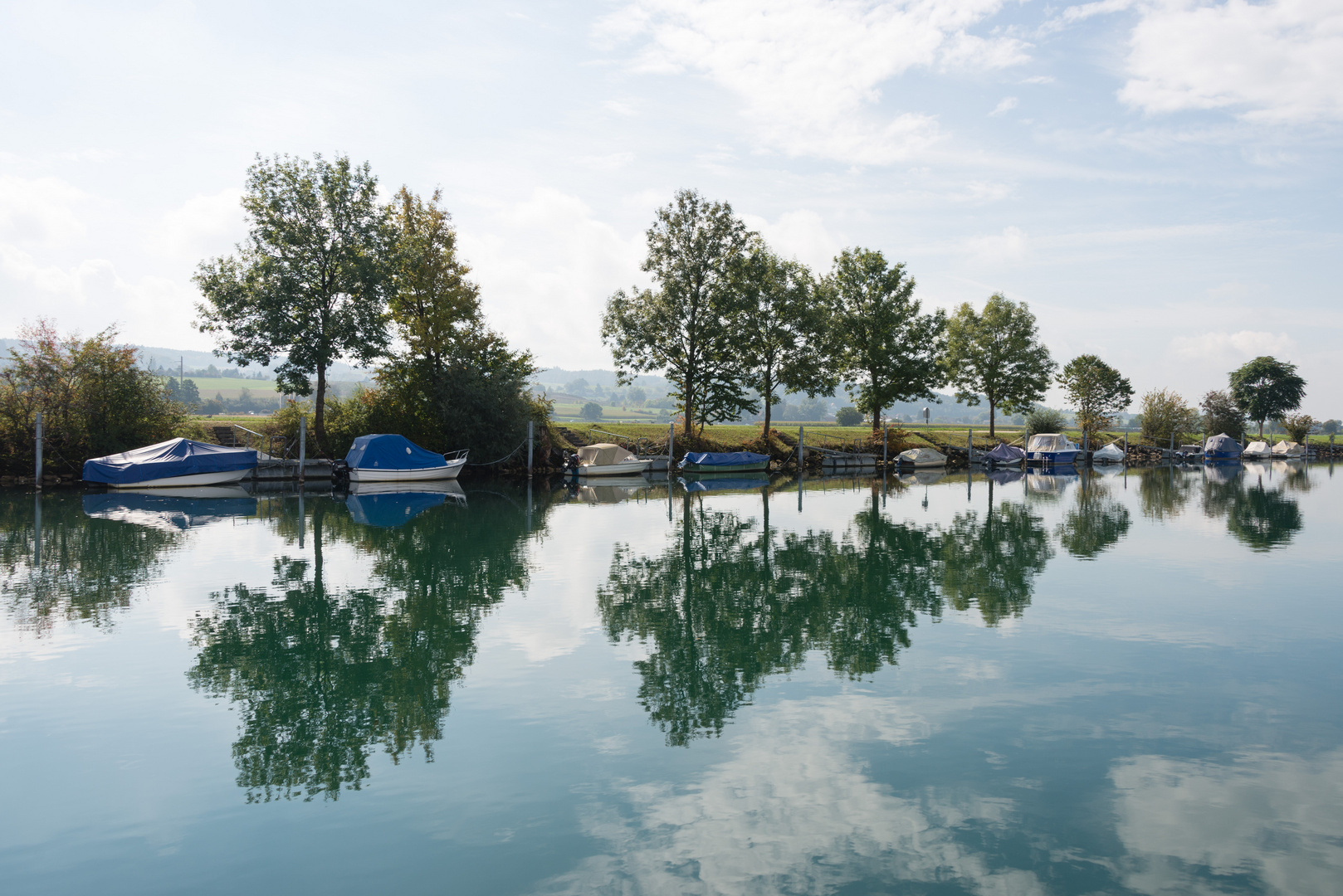 Mit dem Schiff auf der Aare