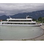 mit dem Schiff Füssen sind wir eine Rundfahrt um den Forgensee gefahren......