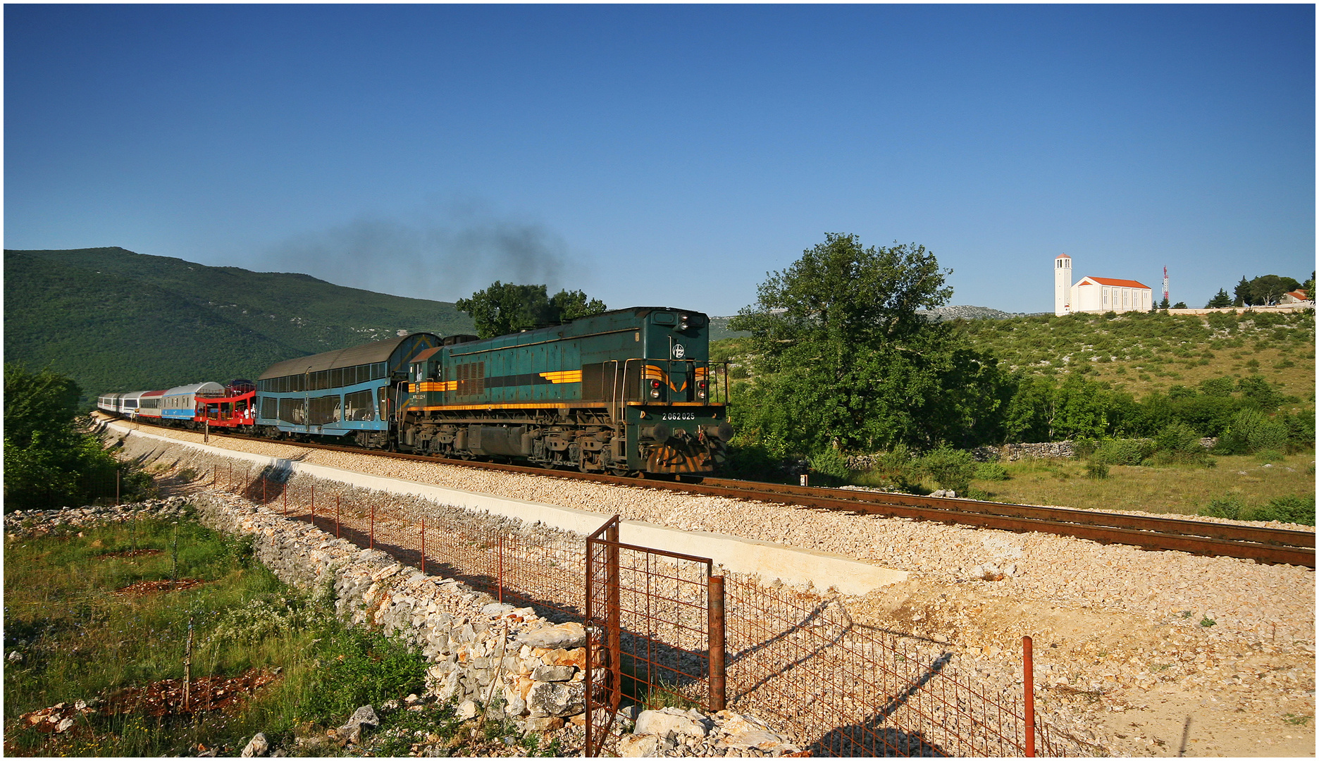 Mit dem Schnellzug durch die Berge XX